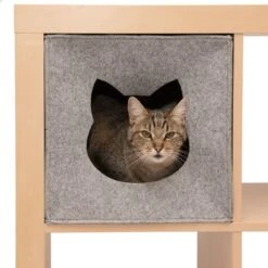 Felt Cat Den For Shelves 33 X 33 X 33 Cm (L X W X H) -Pet Shop 70615 katzenhoehle f regale aus filz fg 5478 0