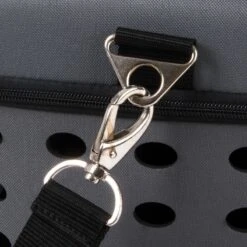 Collapsible Transport Case Grey & Orange: 42 X 32 X 30cm (L X W X H) -Pet Shop 70946 falttransporttasche fg 6716 9