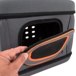 Collapsible Transport Case Green: 42 X 32 X 30cm (L X W X H) -Pet Shop 70946 falttransporttasche fg 6717 4 1