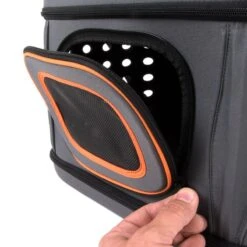 Collapsible Transport Case Green: 42 X 32 X 30cm (L X W X H) -Pet Shop 70946 falttransporttasche fg 6718 6 1