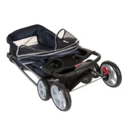 Sporty Pet Stroller For Small Dogs Navy Blue & Grey -Pet Shop 71006 sporty pet stroller fg 8086 3