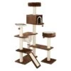 Gingerbread House Cat Tree With Ladder Beige 1 Gingerbread House Cat Tree With Ladder Beige -Pet Shop 72045 pla knusperhaeuschen braun fg 9443 7 1
