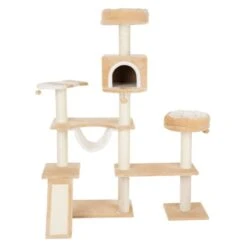 Gingerbread House Cat Tree With Ladder Beige 32 Gingerbread House Cat Tree With Ladder Beige -Pet Shop 72124 knusperhaeuschen beige fg 9493 7 1
