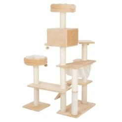 Gingerbread House Cat Tree With Ladder Beige 30 Gingerbread House Cat Tree With Ladder Beige -Pet Shop 72124 pla knusperhaeuschen beige fg 9497 9 1