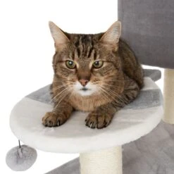 Gingerbread Cat Tree With Ladder - XXL Grey -Pet Shop 72125 knusperhaeuschen xxl fg 9431 8
