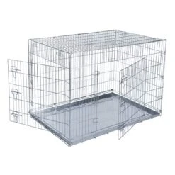 Double Door Transport Cage W 78 X D 118 X H 84 Cm -Pet Shop 73851 pla transportkaefig double door fg 0562 6