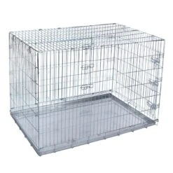 Double Door Crate L: 89 X 60 X 66cm (L X W X H) 30 Double Door Crate L: 89 X 60 X 66cm (L X W X H) -Pet Shop 73851 pla transportkaefig double door fg 0567 9