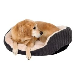 Cosy Cord Cuddly Bed 81 X 63 X 18 Cm (L X W X H) -Pet Shop 74426 cozy cord fg 4616 1 1