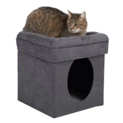 Collapsible Cube Cat Den 39 X 39 X 42 Cm (L X W X H) 19 Collapsible Cube Cat Den 39 X 39 X 42 Cm (L X W X H) -Pet Shop 75294 foldable cube fg 3820 5