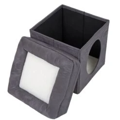 Collapsible Cube Cat Den 39 X 39 X 42 Cm (L X W X H) 18 Collapsible Cube Cat Den 39 X 39 X 42 Cm (L X W X H) -Pet Shop 75294 pla foldable cube fg 3688 7