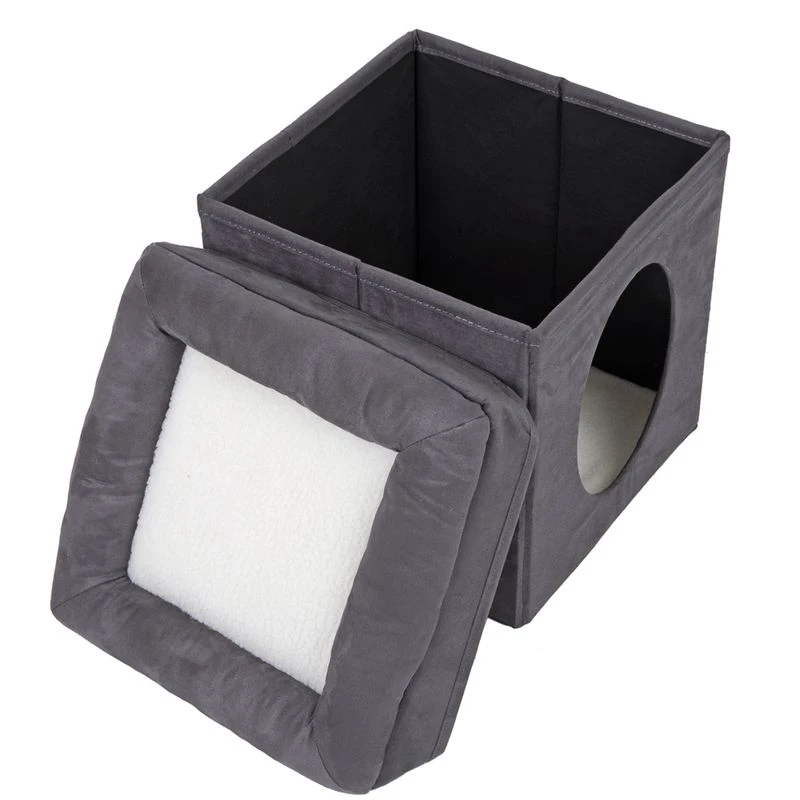 Collapsible Cube Cat Den 39 X 39 X 42 Cm (L X W X H) 5 Collapsible Cube Cat Den 39 X 39 X 42 Cm (L X W X H) - Image 3