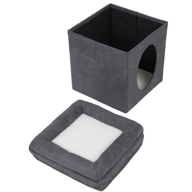 Collapsible Cube Cat Den 39 X 39 X 42 Cm (L X W X H) 8 Collapsible Cube Cat Den 39 X 39 X 42 Cm (L X W X H) - Image 6