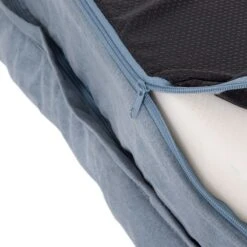 Oval Memory Foam Dog Bed, Grey-blue 72 X 50 X 20 Cm (L X W X H) -Pet Shop 79217 memory oval grau fg 6562 9 2