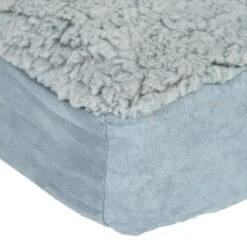 Rectangular Memory Foam Dog Bed - Grey 100 X 65 X 9.5 Cm (L X W X H) -Pet Shop 79218 hundebett memory grau fg 6730 1