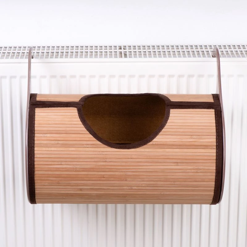 Natural Retreat Radiator Cat Bed Beige/brown 4 Natural Retreat Radiator Cat Bed Beige/brown - Image 2