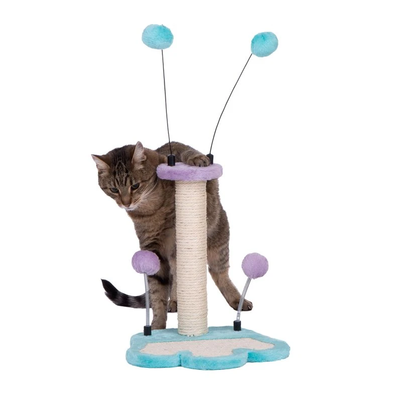 Finny Cat Scratching Post Blue/pink 5 Finny Cat Scratching Post Blue/pink - Image 3