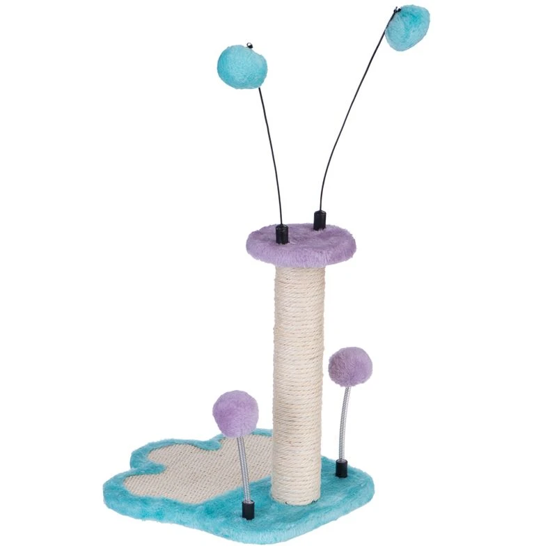 Finny Cat Scratching Post Blue/pink 4 Finny Cat Scratching Post Blue/pink - Image 2