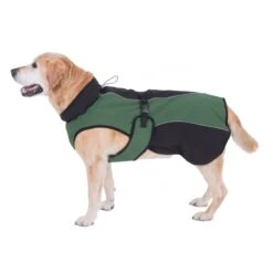 Soft Shell Dog Coat - Green Approx. 35cm Back Length -Pet Shop 81644 softshell gruen hund fg 8796 6 4