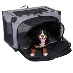 Portable Pet Home M: 76 X 50.5 X 48cm (L X W X H) - Grey 24 Portable Pet Home M: 76 X 50.5 X 48cm (L X W X H) - Grey -Pet Shop 84186 pet home berner sennen fg 11 8