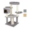 Bear's Den Cat Tree Light Grey -Pet Shop 86409 kb bh grey fk 01 0