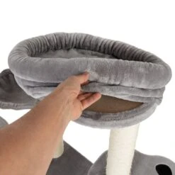 Bear's Den Cat Tree Light Grey 27 Bear's Den Cat Tree Light Grey -Pet Shop 86409 kratzbaum baerenhoehle fg 2689 3