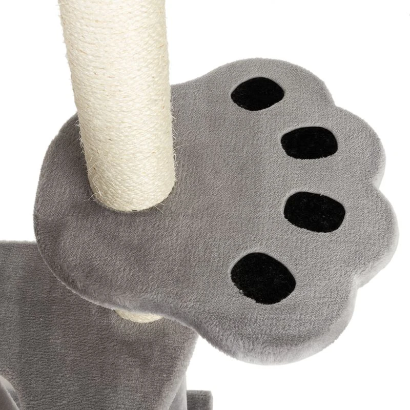 Bear's Den Cat Tree Light Grey 13 Bear's Den Cat Tree Light Grey - Image 11