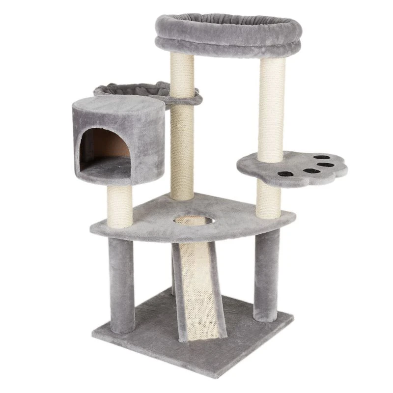 Bear's Den Cat Tree Light Grey 21 Bear's Den Cat Tree Light Grey - Image 19