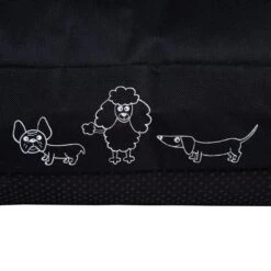 Silhouettes Black Dog Cushion Black: 120 X 80 X 8 Cm (L X W X H) 15 Silhouettes Black Dog Cushion Black: 120 X 80 X 8 Cm (L X W X H) -Pet Shop 88800 hundekissen wild dogs schwarz fg 2673 7