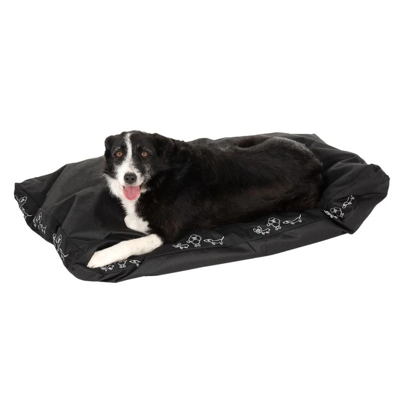 Silhouettes Black Dog Cushion Black: 120 X 80 X 8 Cm (L X W X H) 9 Silhouettes Black Dog Cushion Black: 120 X 80 X 8 Cm (L X W X H) - Image 7