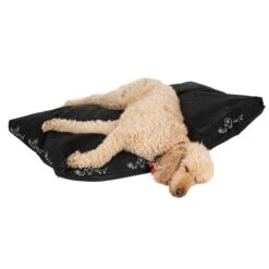 Silhouettes Black Dog Cushion Black: 90 X 60 X 8 Cm (L X W X H) -Pet Shop 88801 riesenpudel fg 3524 1 1