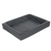 Hygienic Dog Bed Granite Grey: 85 X 70 Cm (L X W)