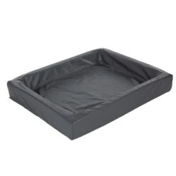 Hygienic Dog Bed Granite Grey: 85 X 70 Cm (L X W)