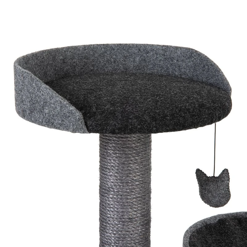 Piccolo Cat Tree Grey/black 5 Piccolo Cat Tree Grey/black - Image 3