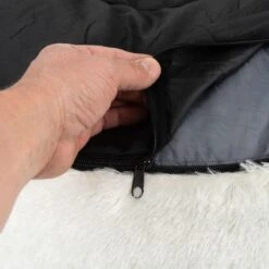 Flocke Dog Bed Grey Replacement Cover (125cm Diameter) -Pet Shop 97650 hundebett flocke fg 0755 4