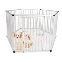Aluminium Puppy Playpen 6 Fencing Units 80 X 80cm (W X H) -Pet Shop 99504 welpenfreilaufgehege fg 5872 3