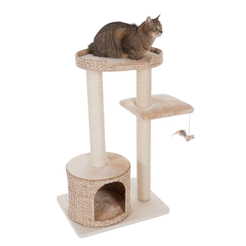 Natural Home II Cat Tree Beige 4 Natural Home II Cat Tree Beige - Image 2