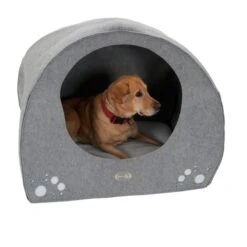 Igloo Dog Den - Grey 95 X 76 X 79 Cm (L X W X H)