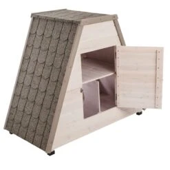 Madeira Cat House 90 X 50 X 75 Cm (L X W X H) 26 Madeira Cat House 90 X 50 X 75 Cm (L X W X H) -Pet Shop jn19169 6
