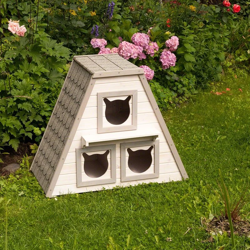 Madeira Cat House 90 X 50 X 75 Cm (L X W X H) 9 Madeira Cat House 90 X 50 X 75 Cm (L X W X H) - Image 7